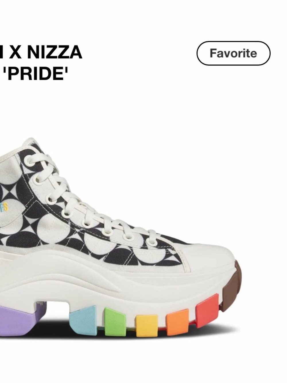 Adidas X Rich Mnisi High X22 Pride Sneaker
